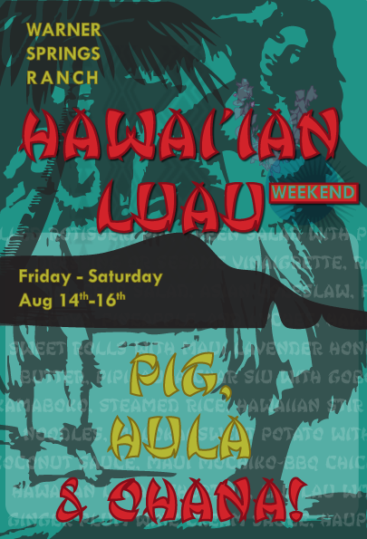 WSR Luau Poster